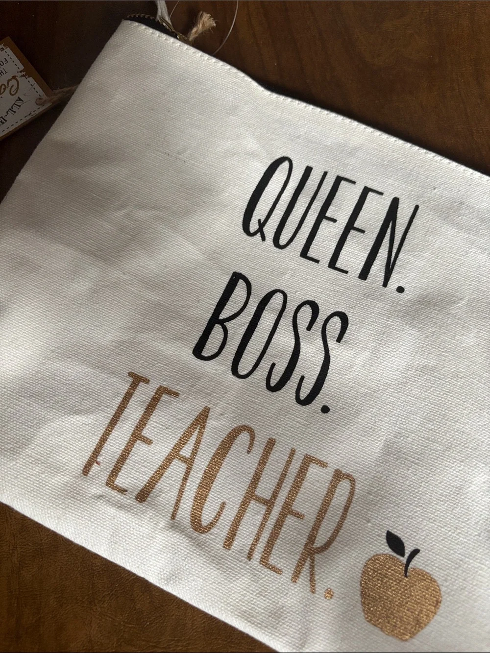 Large Canvas Zipper Pouch and  mini stampers